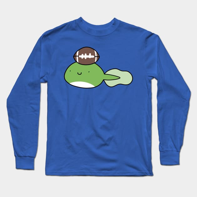 Tadpole and Tiny Football Long Sleeve T-Shirt by saradaboru